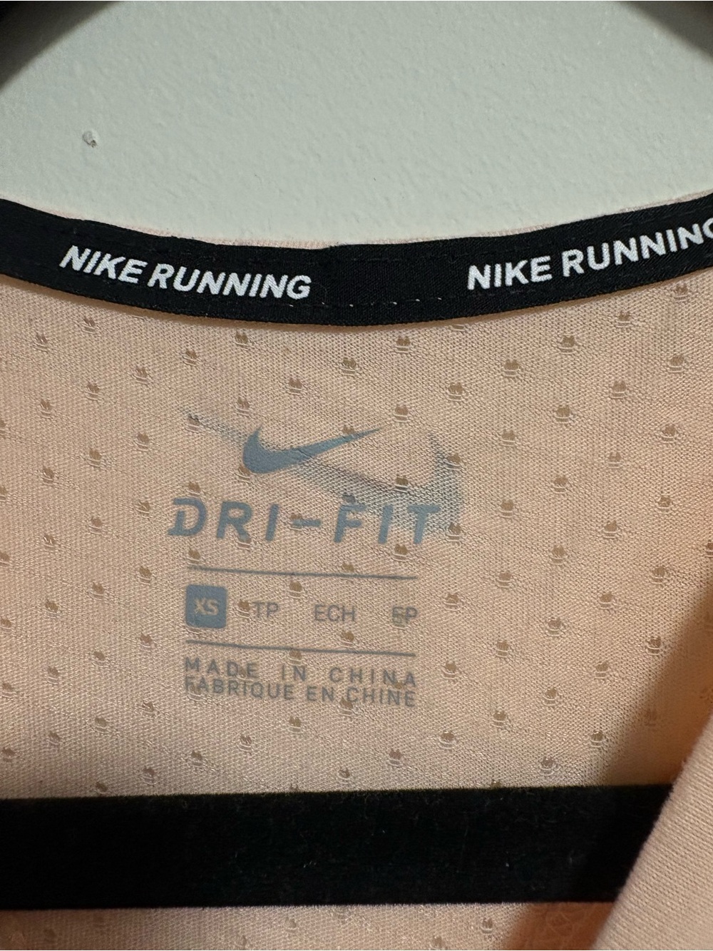 Nike Pale Pink Women's Athletic Tank Top - Picture 5 of 5